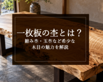 銘木日記（コラム）「一枚板の杢とは？縮み杢・玉杢など希少な木目の魅力を解説」を更新いたしました。